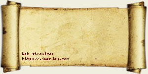 Cane Jugović vizit kartica